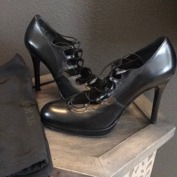 🔥 St John, Vintage lace up heels - Picture 4 of 12